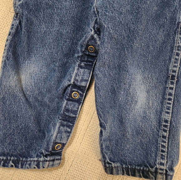 Vintage Oshkosh B'Gosh Jean Bib Overalls size 18 Months - Picture 4 of 8